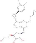 (1S,2S,3R,5S)-3-[[3-[(1R,2S)-2-(3,4-Difluorophenyl)cyclopropyl]-5-(propylthio)-3H-1,2,3-triazolo[4…