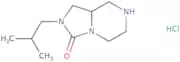 2-(2-Methylpropyl)-octahydroimidazolidino[1,5-a]piperazin-3-one hydrochloride