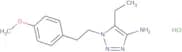 5-Ethyl-1-[2-(4-methoxyphenyl)ethyl]-1H-1,2,3-triazol-4-amine hydrochloride