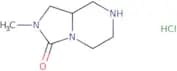 2-Methyl-octahydroimidazolidino[1,5-a]piperazin-3-one hydrochloride