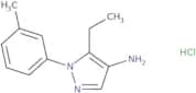5-Ethyl-1-(3-methylphenyl)-1H-pyrazol-4-amine hydrochloride
