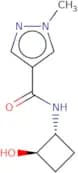 N-[Trans-2-hydroxycyclobutyl]-1-methyl-1H-pyrazole-4-carboxamide