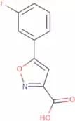 5-(3-Fluorophenyl)-3-isoxazolecarboxylic Acid