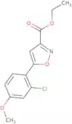 Ethyl 5-(2-chloro-4-methoxyphenyl)-1,2-oxazole-3-carboxylate