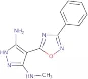 3-N-Methyl-4-(3-phenyl-1,2,4-oxadiazol-5-yl)-1H-pyrazole-3,5-diamine
