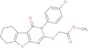 Methyl 2-{[4-(4-chlorophenyl)-3-oxo-8-thia-4,6-diazatricyclo[7.4.0.0,2,7]trideca-1(9),2(7),5-trien…