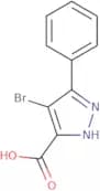 4-bromo-3-phenyl-1H-pyrazole-5-carboxylic acid