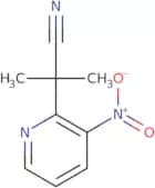 2-Methyl-2-(3-nitropyridin-2-yl)propanenitrile