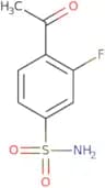4-Acetyl-3-fluorobenzene-1-sulfonamide