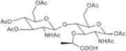 N-Acetyl-4-O-[3,4,6-tri-O-acetyl-2-(acetylamino)-2-deoxy-β-D-glucopyranosyl]-α-muramic acid-1,6-di…