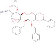 3-O-Acetyl-1,6-anhydro-2-azido-2',3'-di-O-benzyl-4',6'-O-benzylidene-2-deoxy-b-D-cellobiose