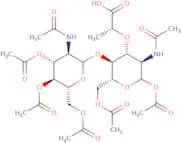 2-O-Acetamido-1,6-di-O-acetyl-2-deoxy-4-O-(2-acetamido-3,4,6-tri-O-acetyl-2-deoxy-D-glucopyranosyl…