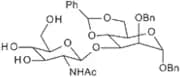 Benzyl 3-O-(2-acetamido-2-deoxy-b-D-glucopyranosyl)-2-O-benzyl-4,6-O-benzylidene-a-D-mannopyranosi…