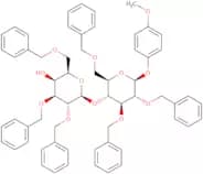 4-Methoxyphenyl 4-O-(2,3,6-tri-O-benzyl-b-D-galactopyranosyl)-2,3,6-tri-O-benzyl-b-D-glucopyranosi…
