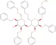 4-Methoxyphenyl 4-O-(2,4,6-tri-O-benzyl-b-D-galactopyranosyl)-2,3,6-tri-O-benzyl-b-D-glucopyranosi…