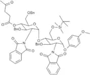 4-Methoxyphenyl 4-O-(3,6-di-O-benzyl-2-deoxy-4-O-levulinoyl-2-phthalimido-β-D-glucopyranosyl)-6-O-…