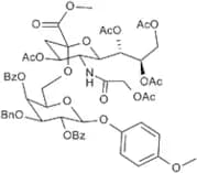 4-Methoxyphenyl 2,4-di-O-benzoyl-3-O-benzyl-6-O-[methyl 5-(acetoxyacetamido)-4,7,8,9-tetra-O-acety…