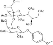 4-Methoxyphenyl 2,4-di-O-benzoyl-3-O-benzyl-6-O-(methyl 5-acetamido-4,7,8,9-tetra-O-acetyl-3,5-did…