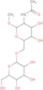 Methyl 2-acetamido-2-deoxy-6-O-(b-D-galactopyranosyl)-a-D-glucopyranoside