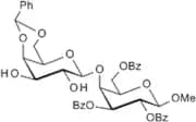 Methyl 4-O-[4,6-O-(benzylidene)-b-D-galactopyranosyl] b-D-galactopyranoside tribenzoate
