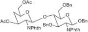 1,3,6-Tri-O-benzyl-4-O-(3,6-di-O-acetyl-2,4-dideoxy-2-phthalimido-b-D-glucopyranosyl)-2-deoxy-2-ph…