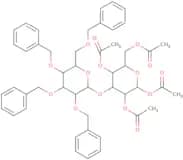 3-O-(2,3,4,6-Tetra-O-benzyl-a-D-glucopyranosyl)-1,2,4,6-tetra-O-acetyl-b-D-glucopyranose