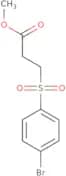 Methyl 3-(4-bromobenzenesulfonyl)propanoate
