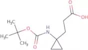3-(1-((tert-Butoxycarbonyl)amino)cyclopropyl)propanoic acid