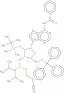 N6-Benzoyl-2'-O-tert-butyldimethylsilyl-5'-O-trityladenosine 3'-CE phosphoramidite