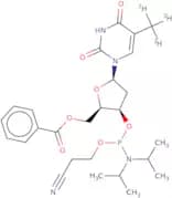 5'-O-Benzoyl-D3-thymidine 3'-CE phosphoramidite
