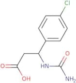 3-(Carbamoylamino)-3-(4-chlorophenyl)propanoic acid