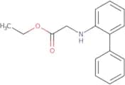 Ethyl 2-[(2-phenylphenyl)amino]acetate