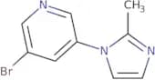 3-Bromo-5-(2-methyl-1H-imidazol-1-yl)pyridine