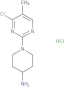 1-(4-Chloro-5-methyl-pyrimidin-2-yl)-piperidin-4-ylamine hydrochloride