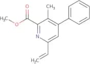 6-Ethenyl-3-methyl-4-phenyl-2-pyridinecarboxylic acid methyl ester
