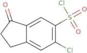6-Chloro-3-oxo-2,3-dihydro-1H-indene-5-sulfonyl chloride