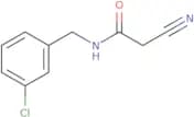 N-[(3-Chlorophenyl)methyl]-2-cyanoacetamide