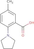 5-Methyl-2-(pyrrolidin-1-yl)benzoic acid