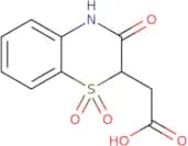 2-(1,1,3-Trioxo-3,4-dihydro-2H-1λ⁶,4-benzothiazin-2-yl)acetic acid