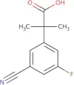 2-(3-Cyano-5-fluorophenyl)-2-methylpropanoic acid
