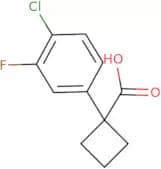 1-(4-Chloro-3-fluorophenyl)cyclobutane-1-carboxylic acid