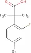 2-(4-Bromo-2-fluorophenyl)-2-methylpropanoic acid