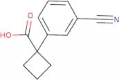 1-(3-Cyanophenyl)cyclobutane-1-carboxylic acid