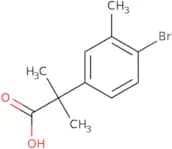 2-(4-Bromo-3-methylphenyl)-2-methylpropanoic acid