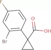 1-(2-Bromo-4-fluorophenyl)cyclopropane-1-carboxylic acid