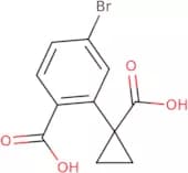 4-Bromo-2-(1-carboxycyclopropyl)benzoic acid
