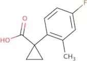1-(4-Fluoro-2-methylphenyl)cyclopropane-1-carboxylic acid