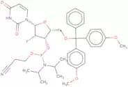 1-(2'-Deoxy-5'-O-DMT-2'-fluoro-b-D-arabinofuranosyl)uracil 3'-CE phosphoramidite