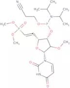 1-[(5E)-5',6'-Dideoxy-6'-diethoxylphosphinyl-2'-O-methyl-b-D-ribo-hex-5-enofuranosyl]uracil 3'-CE …