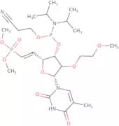1-(5',6'-Dideoxy-6'-dimethylphosphono-2'-O-(2-methoxyethyl)-5-methyl-b-D-ribo-hex-5(E)-enofuranosy…